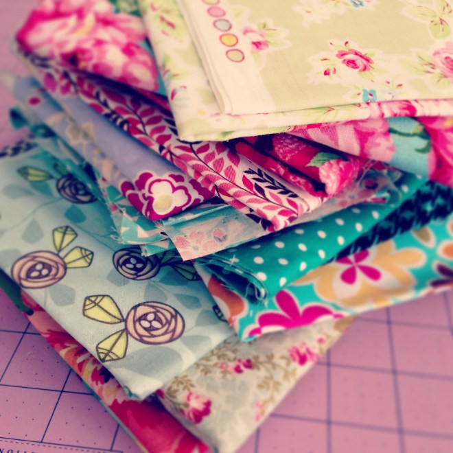 A sweet pile of fabric goodness!