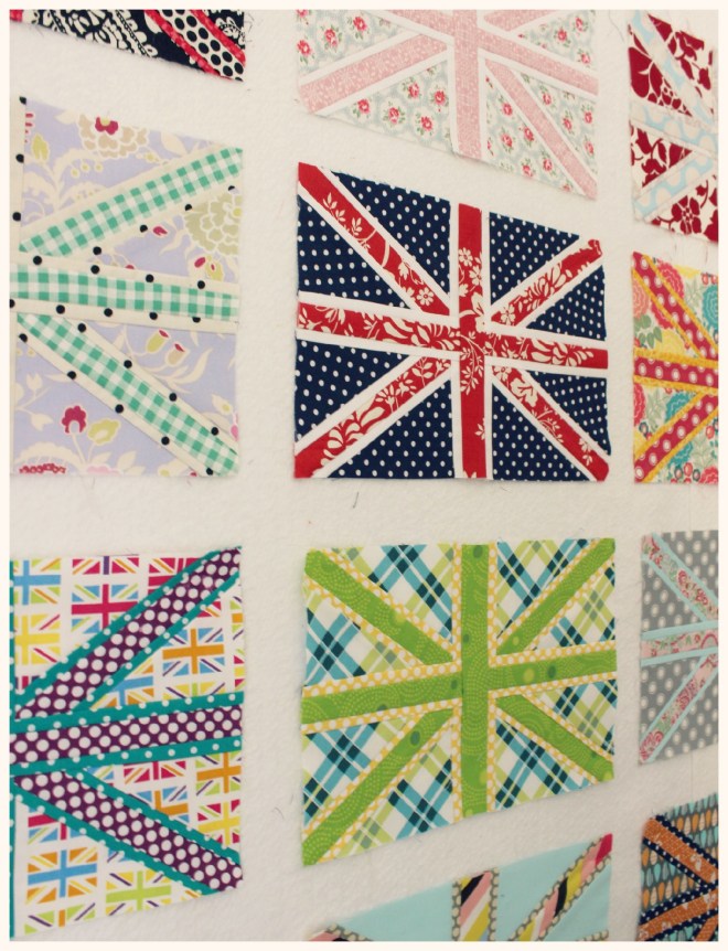 Paper Pieced Union Jacks