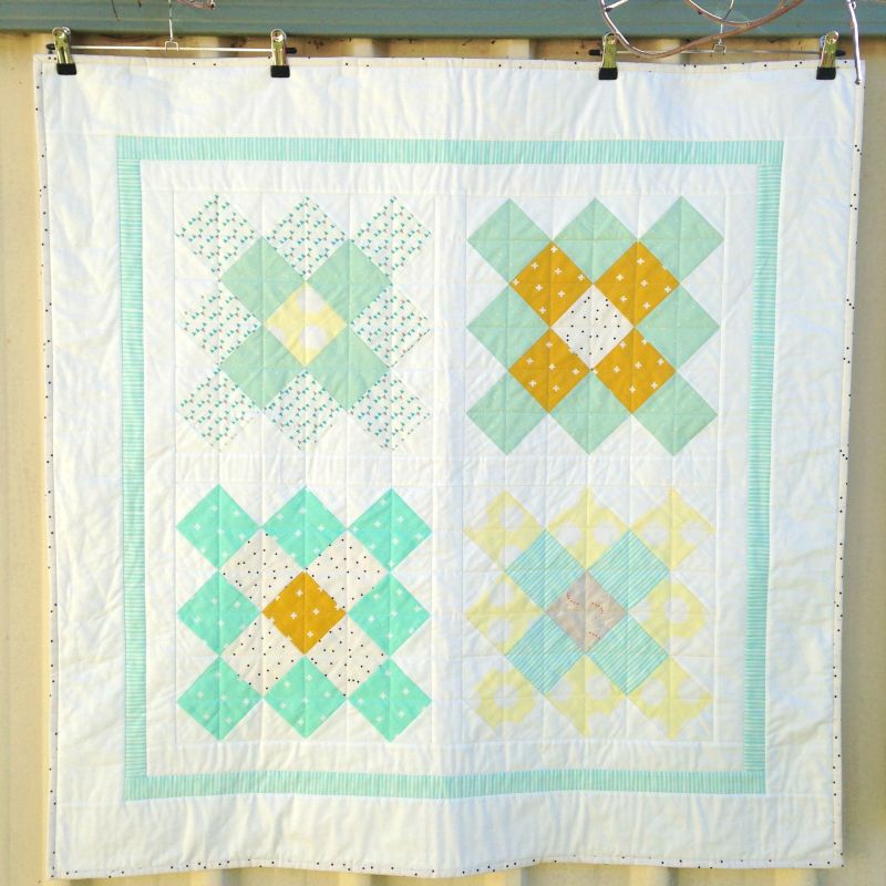 GrannySquaresBlockQuilt